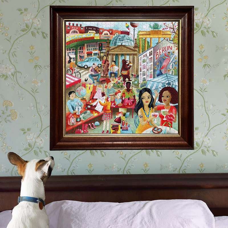 eeBoo - Berlin Life 1000 Piece Puzzle