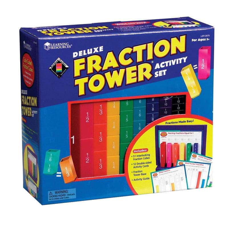 Learning Resources - Deluxe Fraction Tower Activity Set