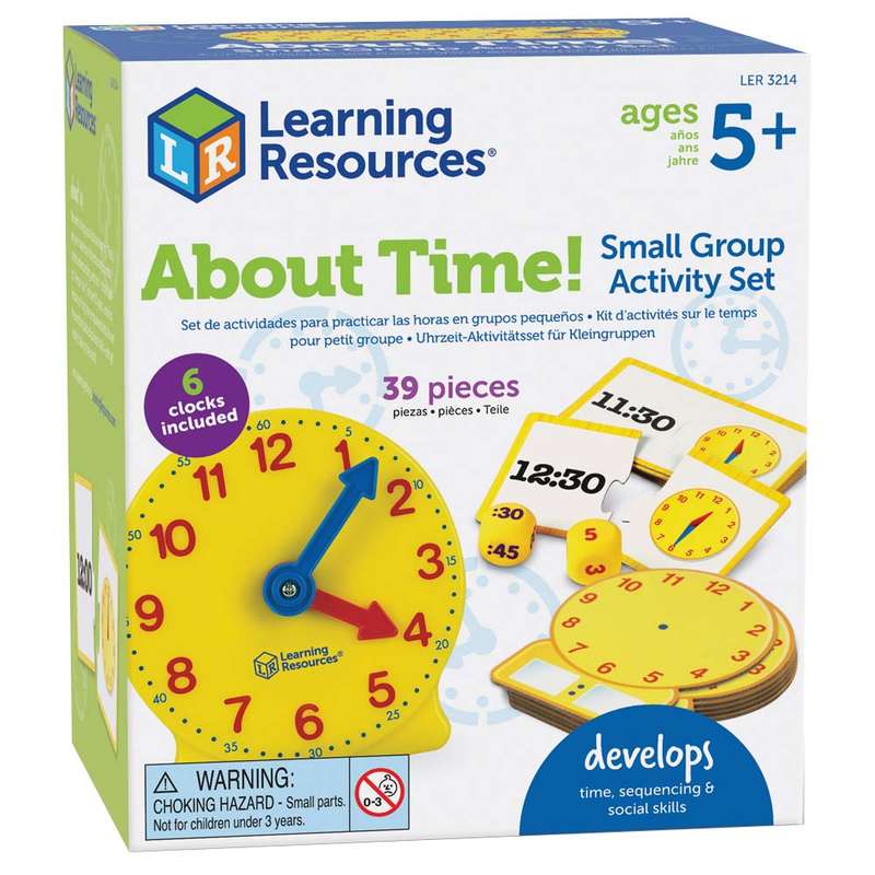 Learning Resources - About Time! Small Group Activity Set