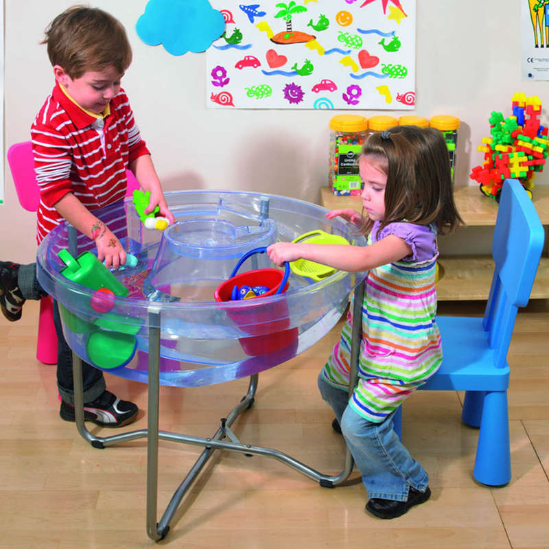 EDX Education - Water Tray Round Clear with lid