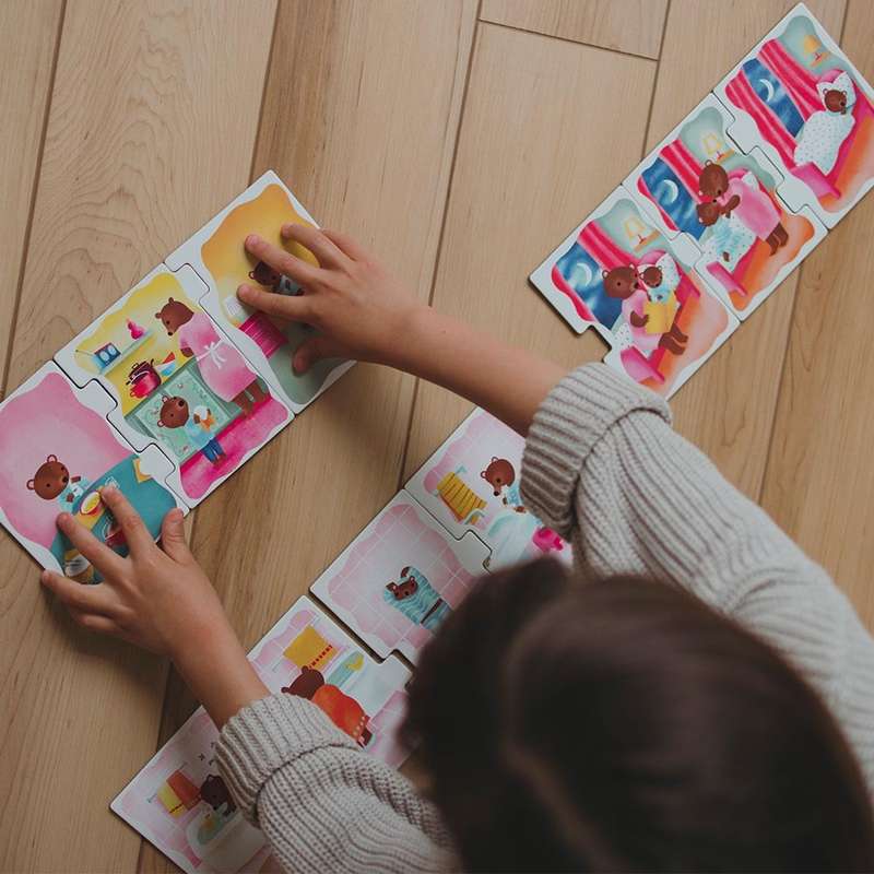 eeBoo - Ready to Go 10 Piece Giant Puzzle - Bedtime