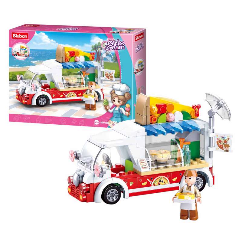 Sluban - Girls Dream - Pizza Truck - 156pcs