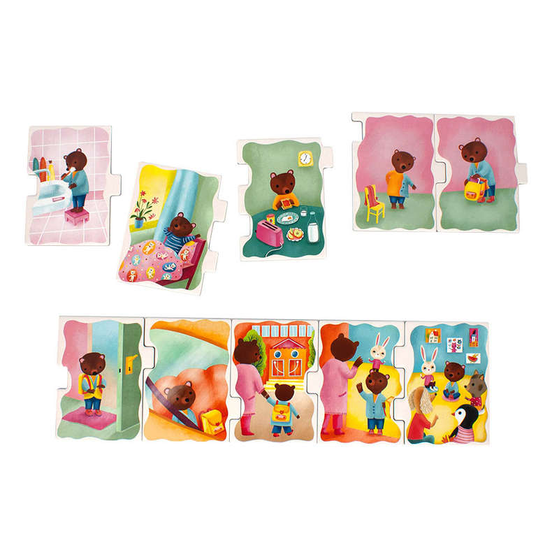 eeBoo - Ready to Go 10 Piece Giant Puzzle - School