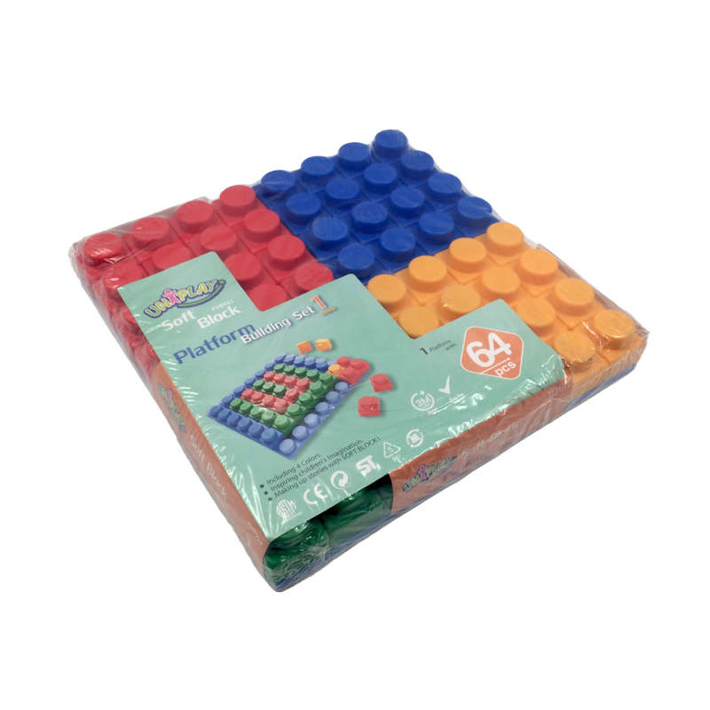 Create By Greenbean - Jumbo Soft Blocks - Platform & Blocks - 65pcs