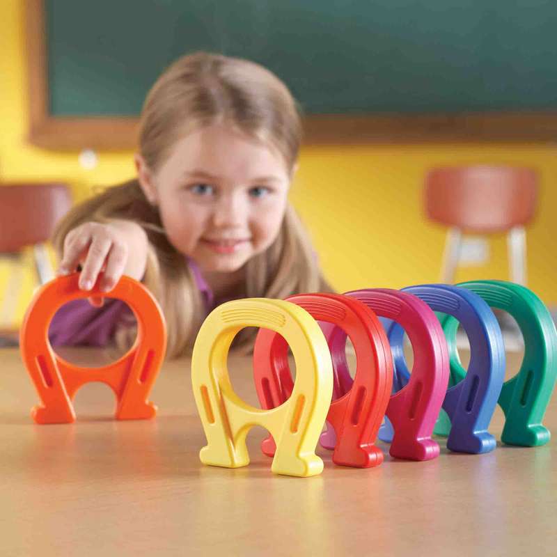 Learning Resources - Primary Science® - Horseshoe-Shaped Magnets - Set of 6