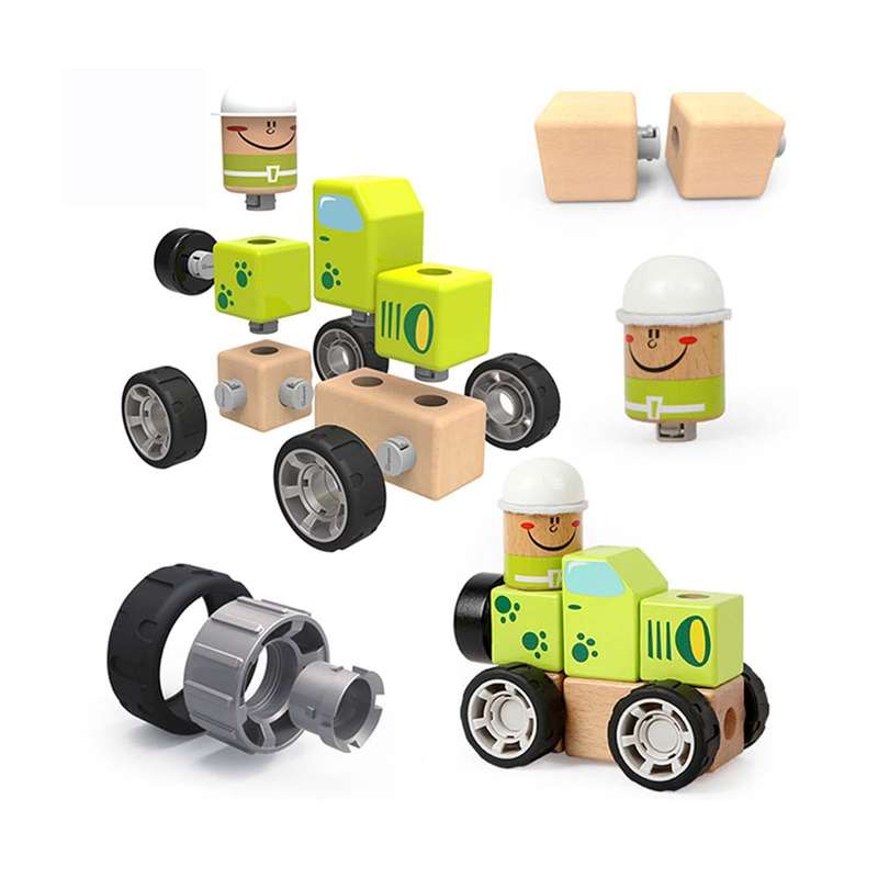 TopBright - Forest Animal Building Blocks - 120 Blocks