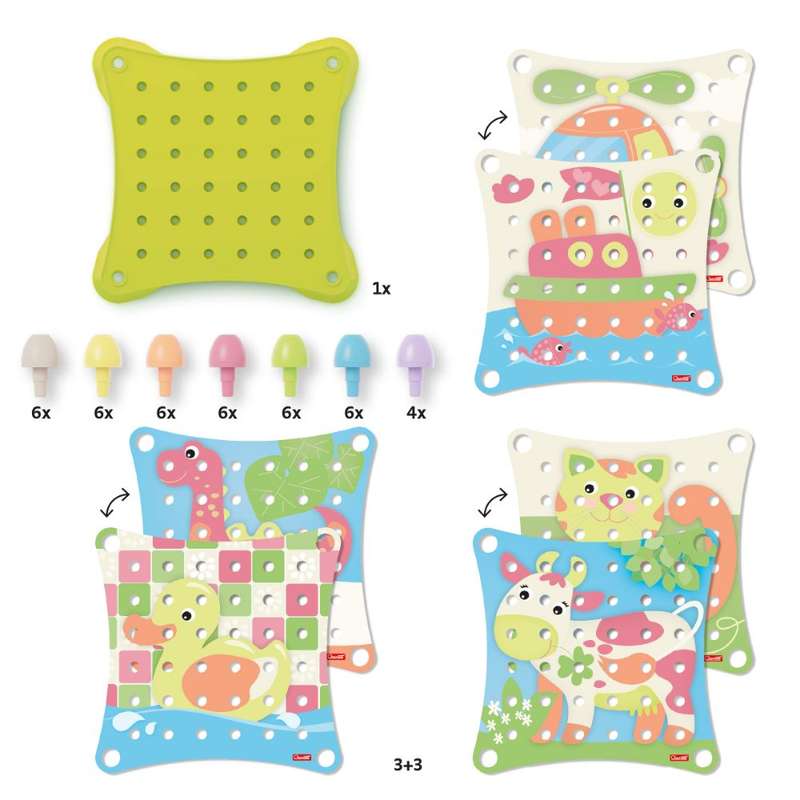 Quercetti - Jumbo Peggy Evo Play Eco +