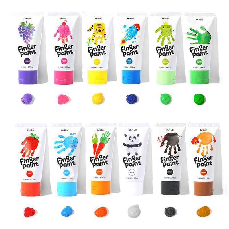 Jar Meló - Finger Paint - 12 Colours