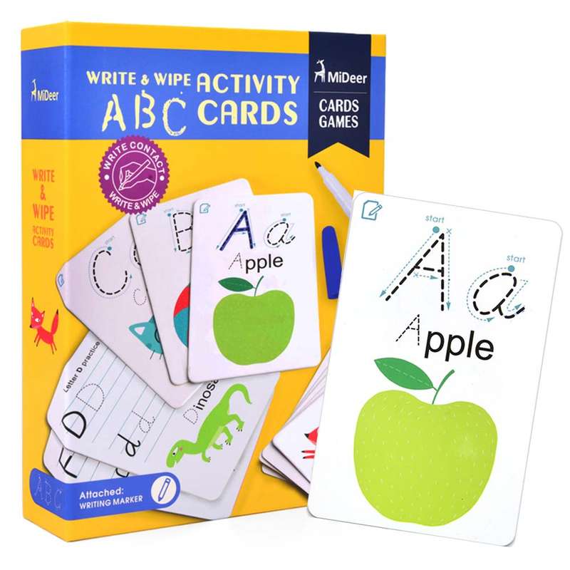 Mideer - Write & Wipe Cards - ABC Alphabet