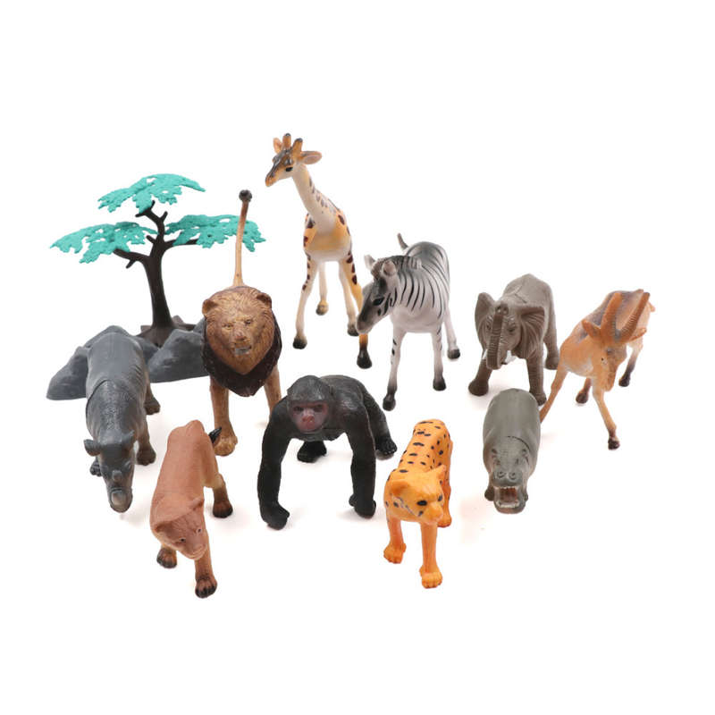 Greenbean - Animal Playset - Wild, Farm, Dinosaur, Ocean - 60pcs