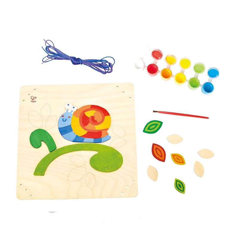 Hape - Paint & Frame - Happy Snail