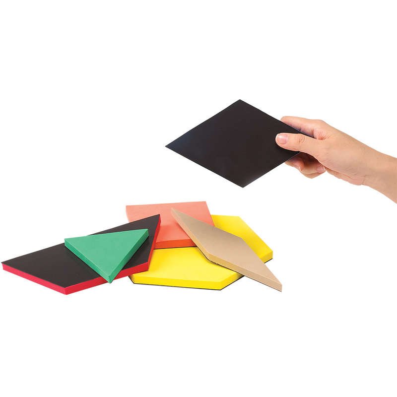 EDX Education - Pattern Blocks - Demo Magnetic - 49pcs Polybag