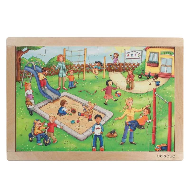 Beleduc - Frame Puzzle - Kindergarten - 24pcs