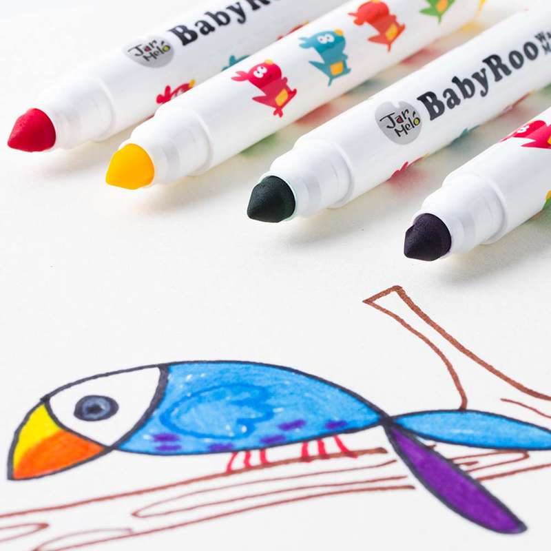 Jar Meló - Markers Washable Baby Roo - 24 Colours