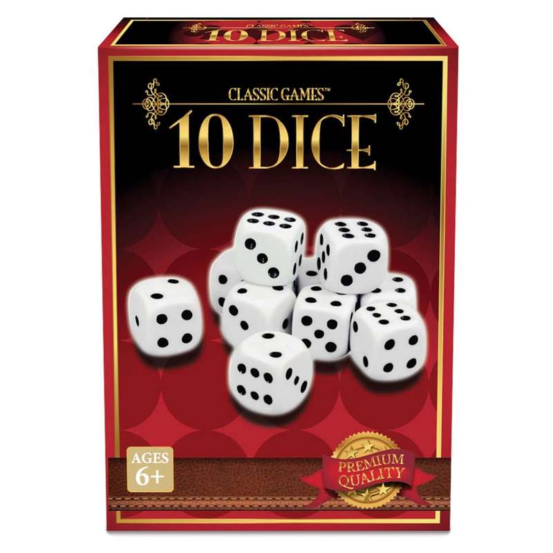 Ambassador - Classic Games - 10 x High-Quality Dice