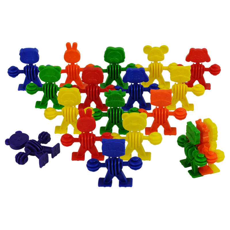 Create By Greenbean - Linking Animals 96pcs in Polybag