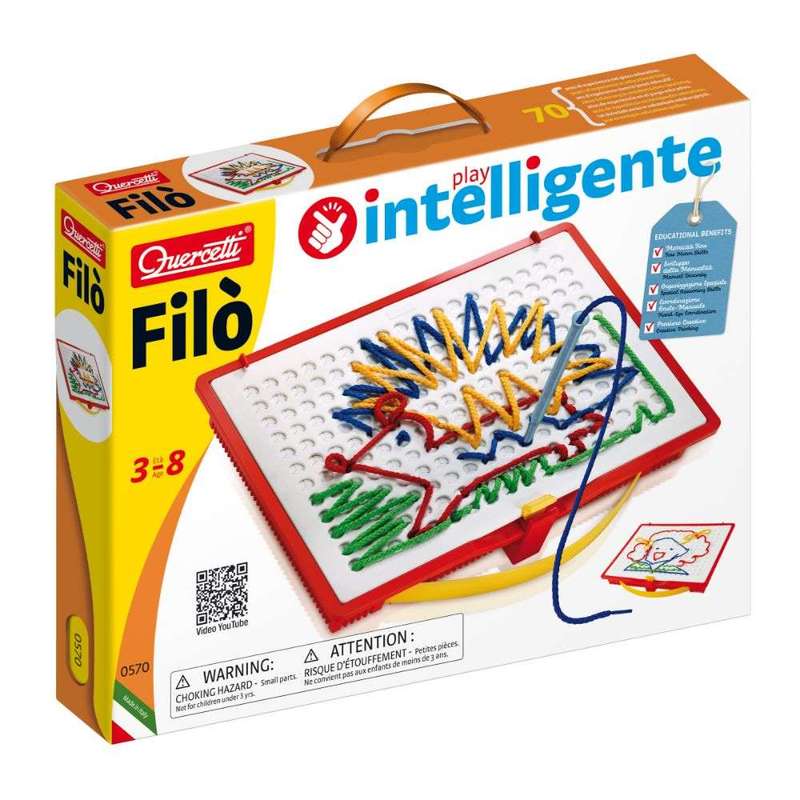 Quercetti - FILO FILO' Lacing Design Game