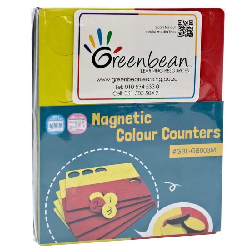 Greenbean Mathematics - Counters 2 Colour Magnetic 100pc