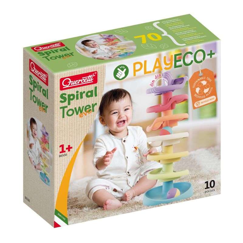 Quercetti - Spiral Tower Evo Linea Play Eco +