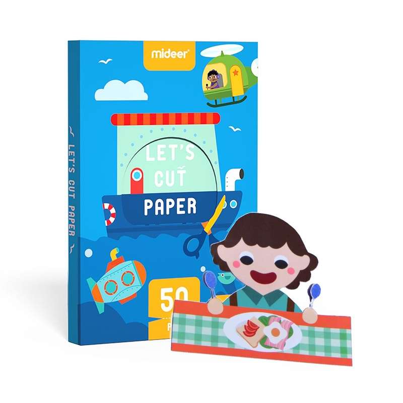 Mideer - Let's Cut Paper Arts & Crafts Kit: Advanced Level