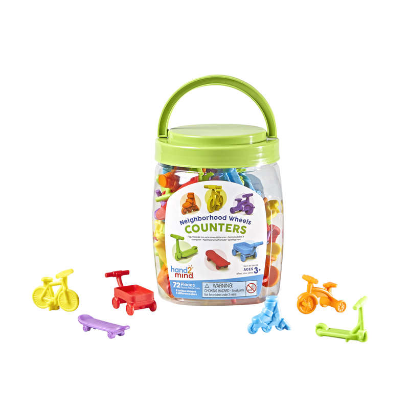 Greenbean Mathematics - Neighbourhood Wheels Counters