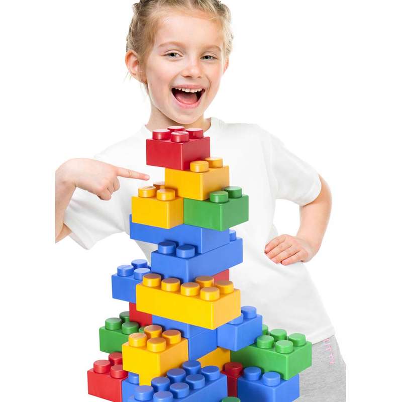 Create By Greenbean - Jumbo Soft Blocks - Plump - 60pcs - Box