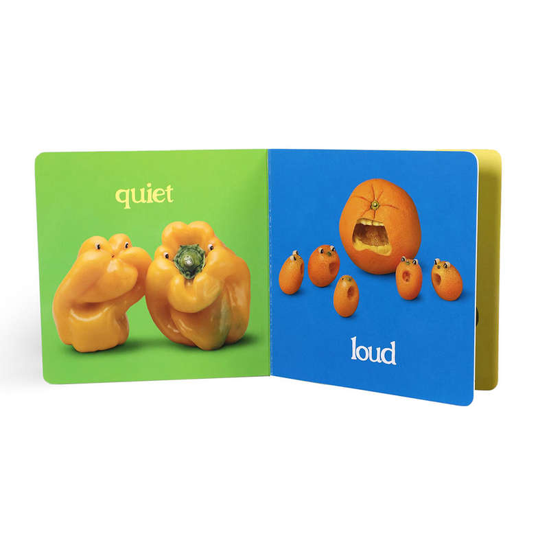 eeBoo - Play With Your Food Book - Opposites