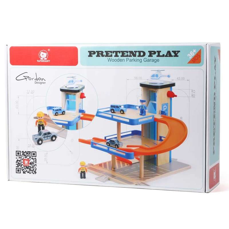 TopBright - Parking Garage: 3 Levels and Helipad - 58 x 45 x 40 cm
