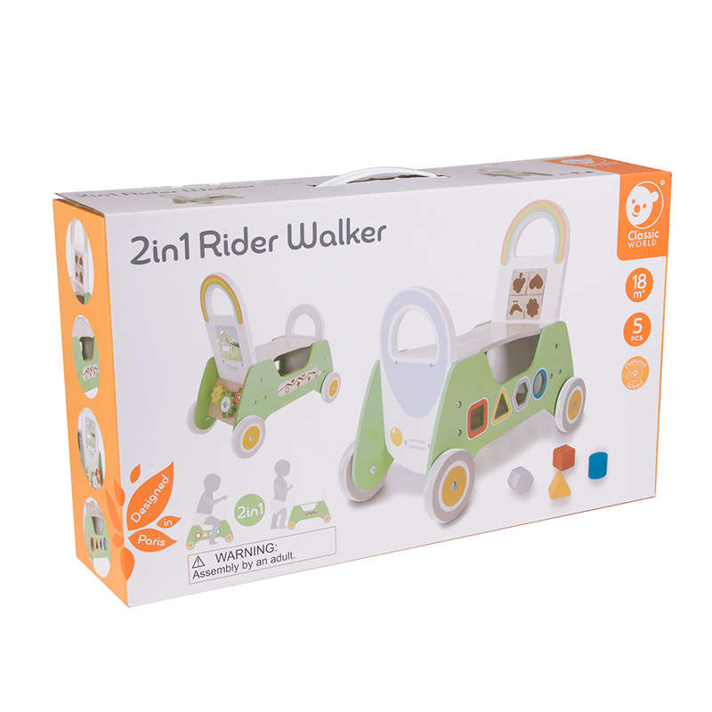 Classic World - 2-in-1 Rider Walker