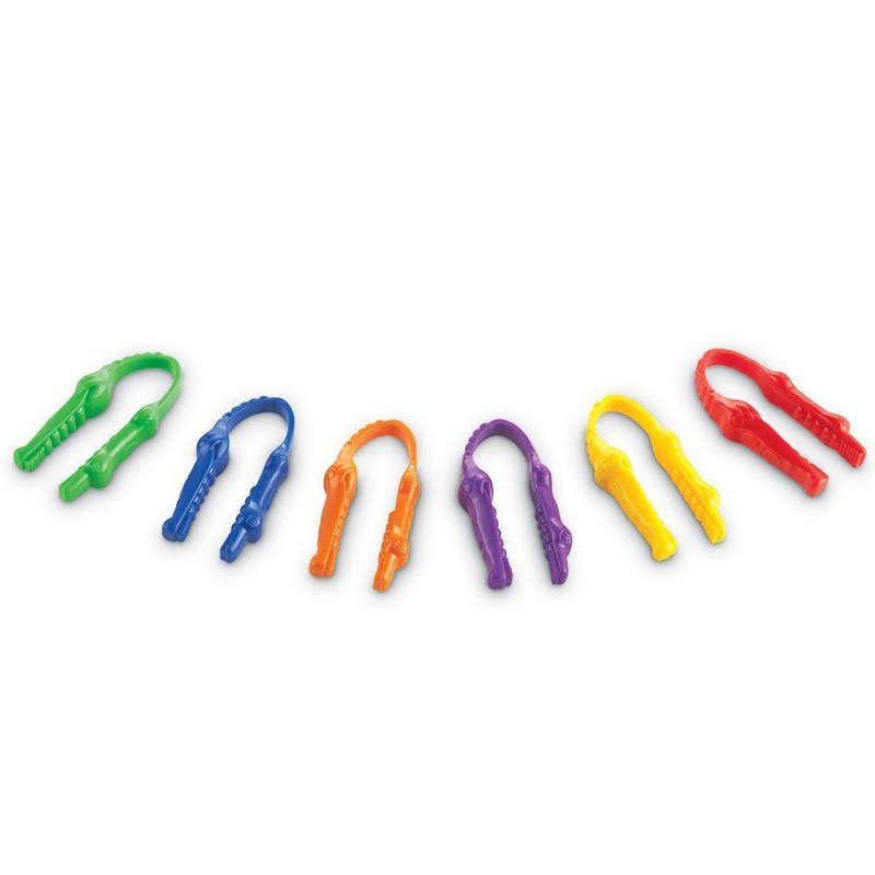 Learning Resources - Gator Grabber Tweezers set of 12