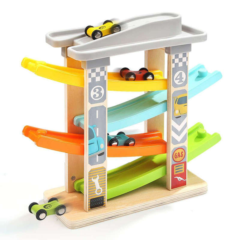 TopBright - Ramp Car Racer with 4 Tracks