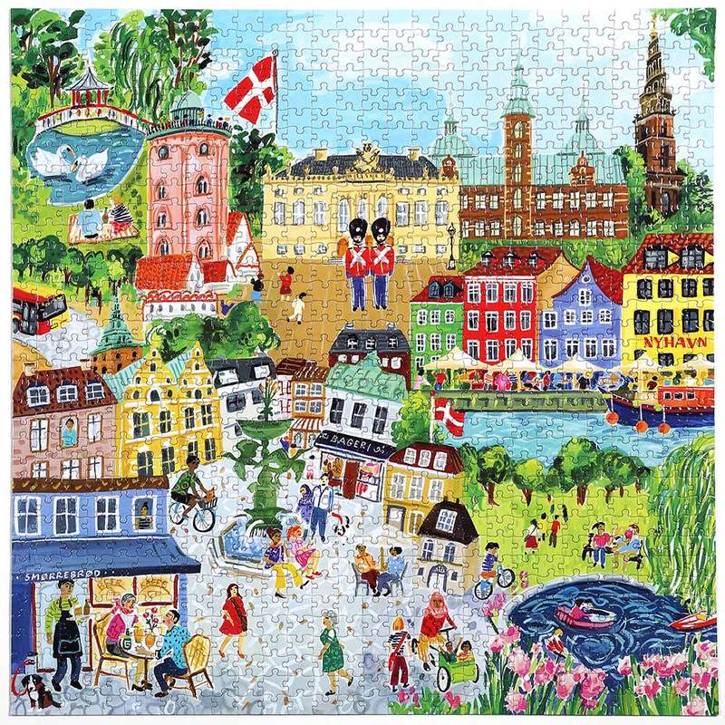 eeBoo - Copenhagen 1000 Piece Square Puzzle