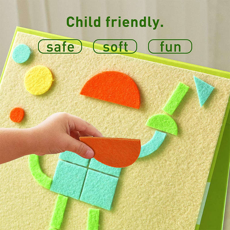 Mideer - Geometric Felt Puzzle - 157pcs
