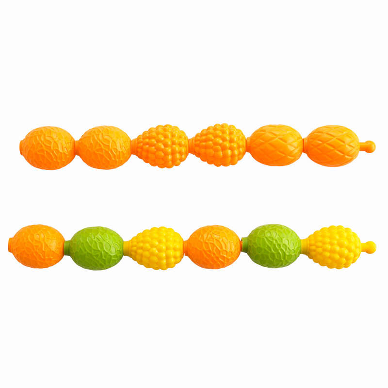EDX Education - Linking Fruits - 3 Colours & 3 Tactile Surfaces - Activity Guide - 18pcs