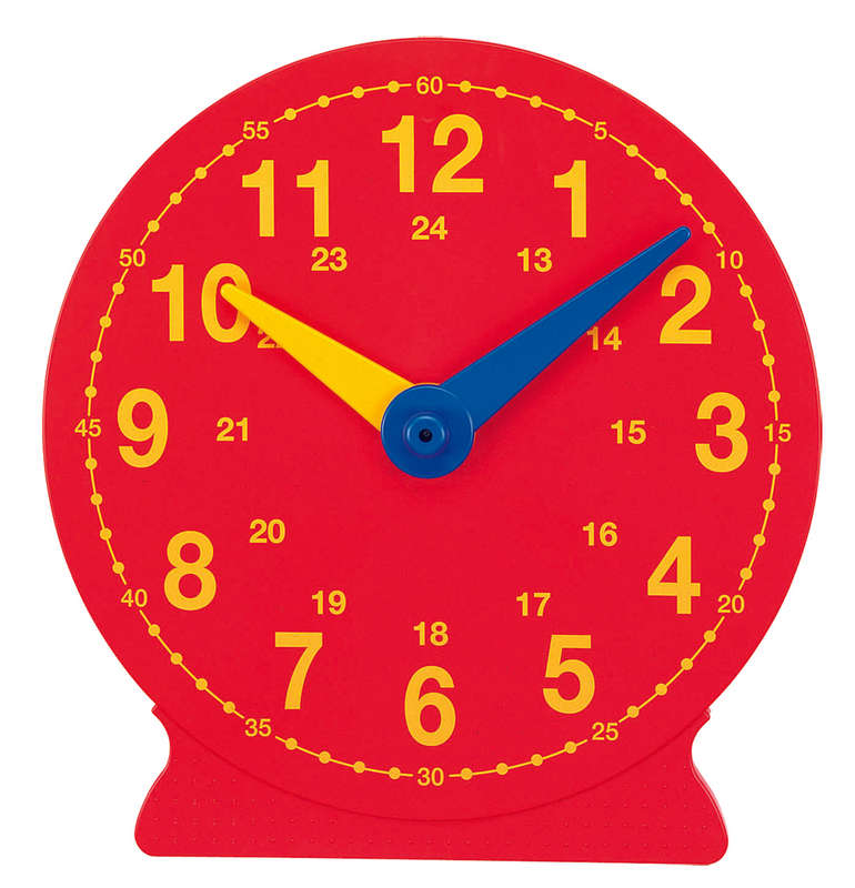 Gigo - Magnetic Demo Teaching Clock 24hr Geared