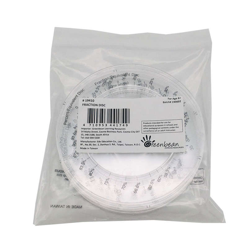 EDX Education - Fraction Rings - 6pcs Polybag