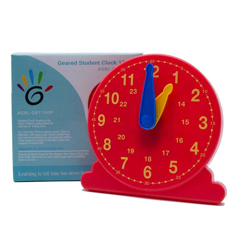 Greenbean Mathematics - CLOCK Student Greenbean Retail Box