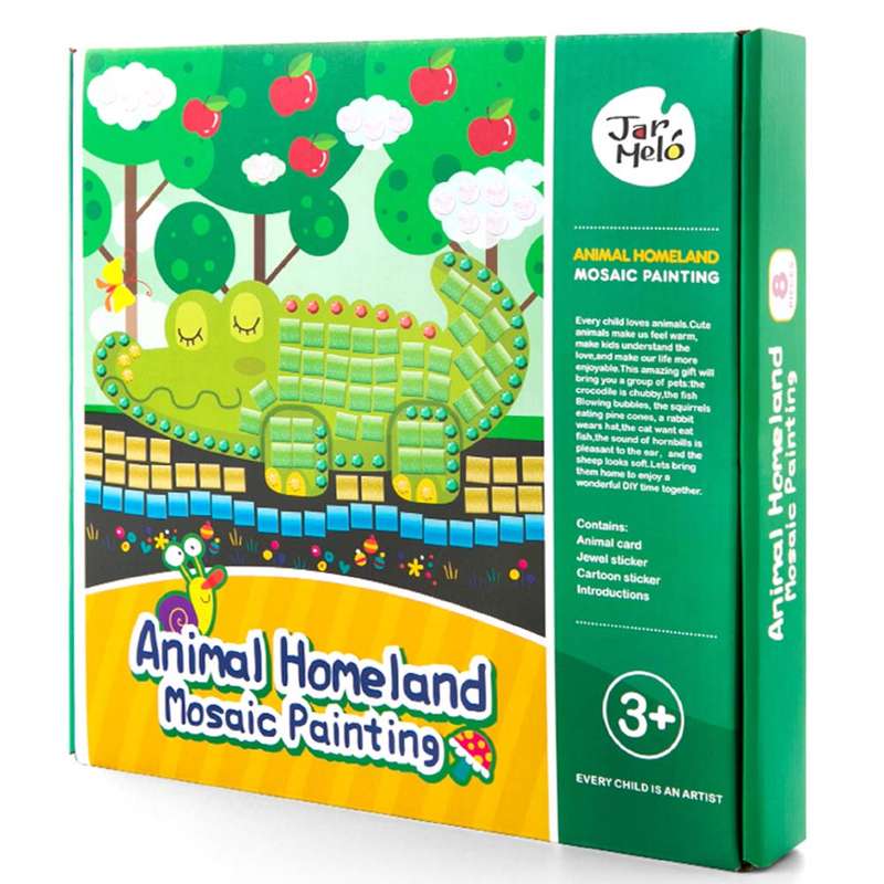Jar Meló - Mosaics Craft Kit - Animal Homeland