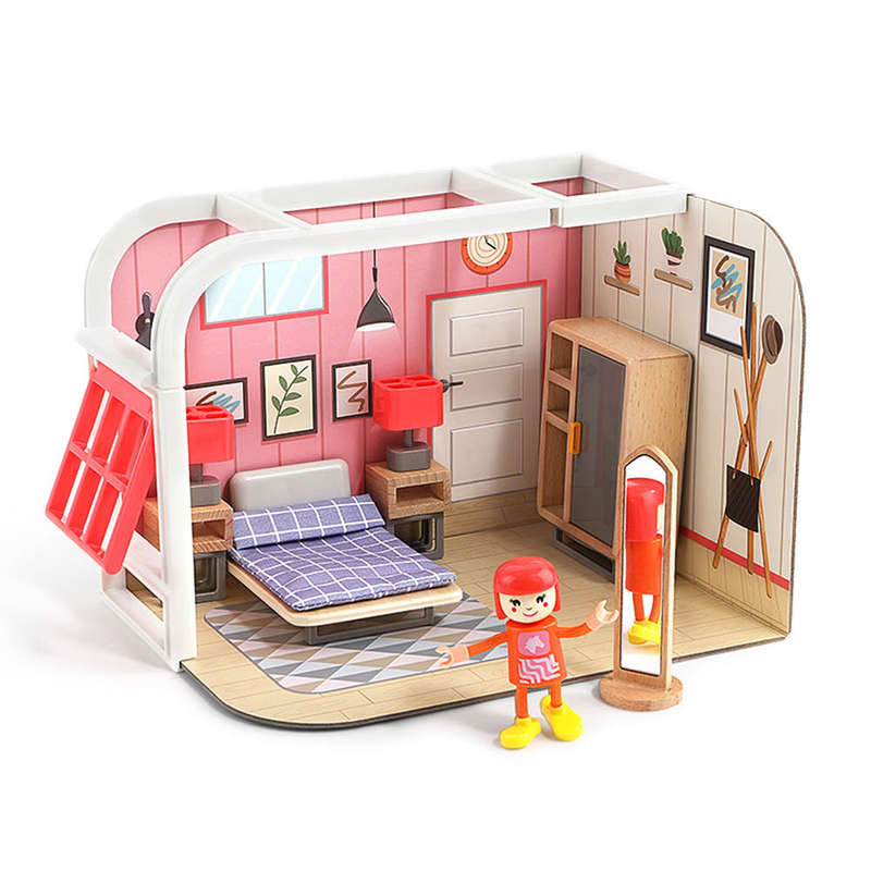 TopBright - Pretend Play Sheila's Dream Bedroom Mini Dollhouse