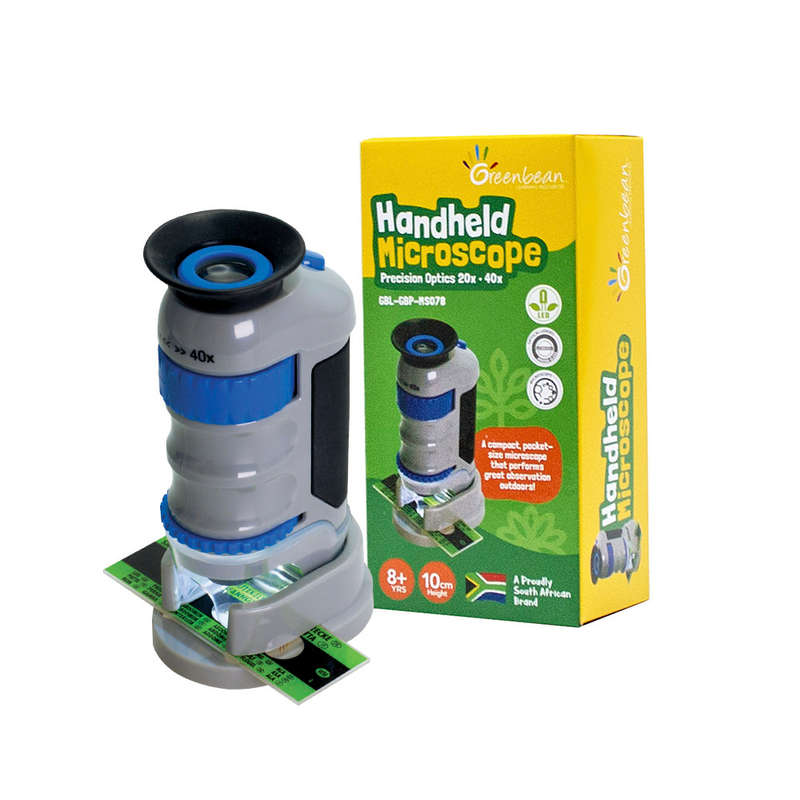 Greenbean Science - Microscope Kit - Handheld - 20x 40x