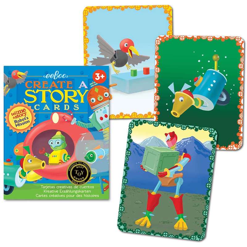 eeBoo - Tell Me a Story Cards - Robot Mission