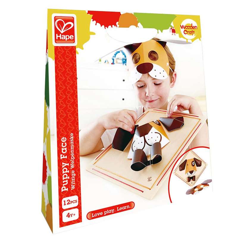 Hape - Arts & Crafts Mask Creations - Puppy Face