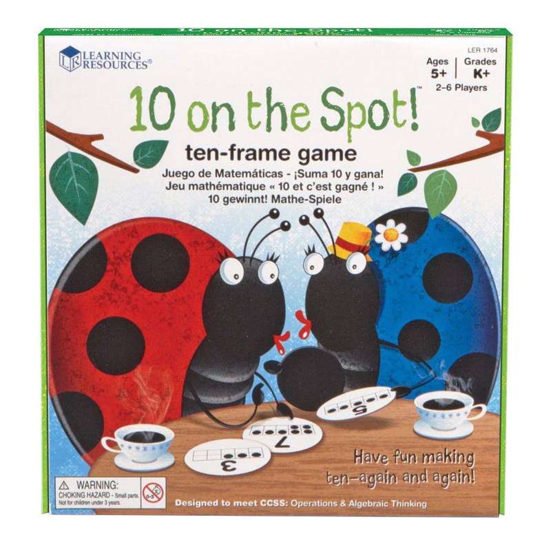 Learning Resources - 10 on the Spot - Ten Frame Game