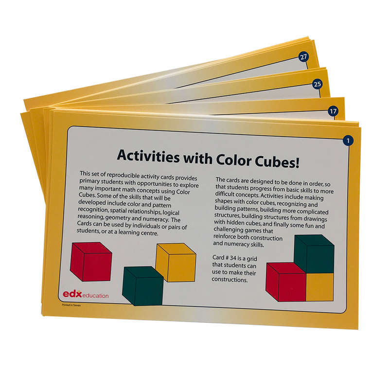 EDX Education - Activity Cards - Colour Cubes