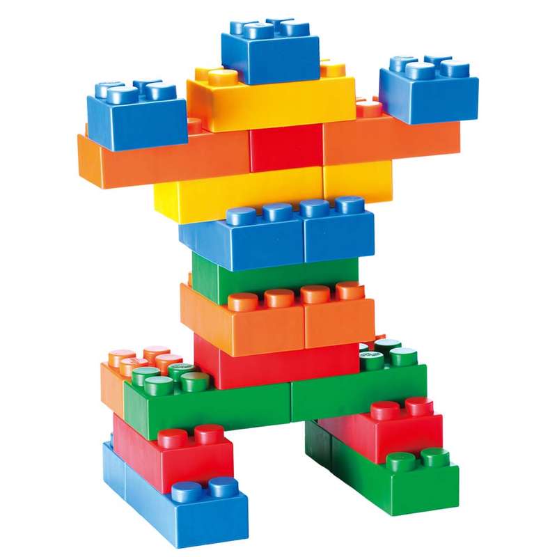 Create By Greenbean - Jumbo Soft Blocks - Plump - 60pcs - Box
