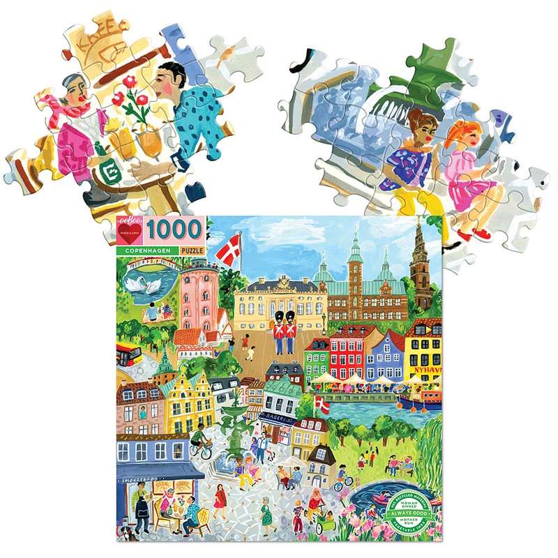 eeBoo - Copenhagen 1000 Piece Square Puzzle