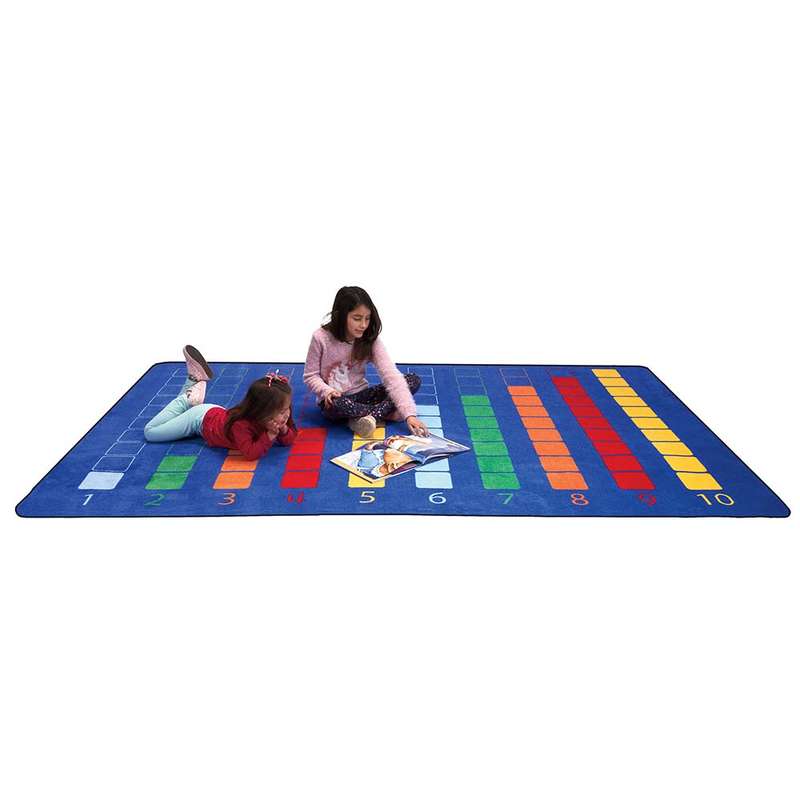 Learning Carpets - Counting Colour Grid - Rectangle - 274 x 183 cm