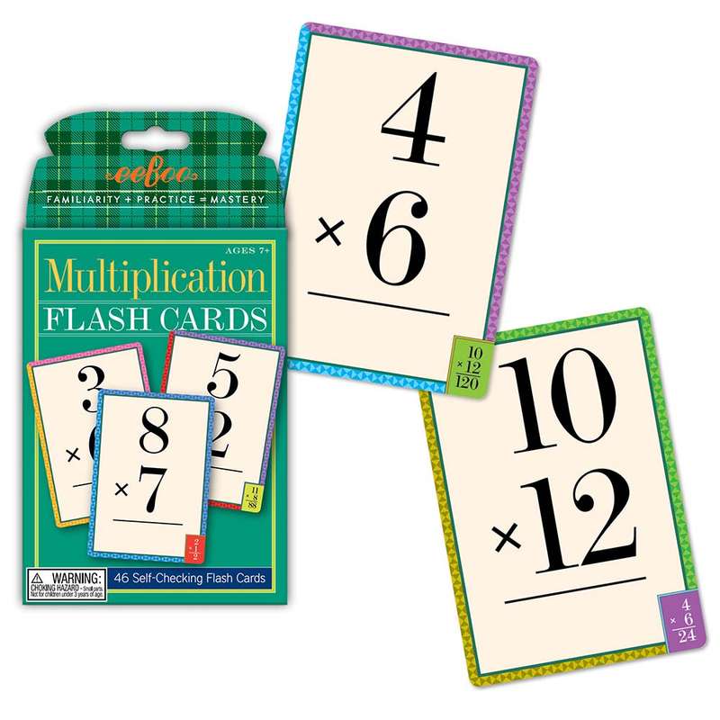 eeBoo - Flash Cards Multiplication