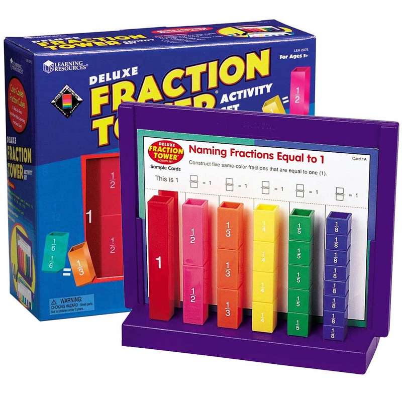 Learning Resources - Deluxe Fraction Tower Activity Set