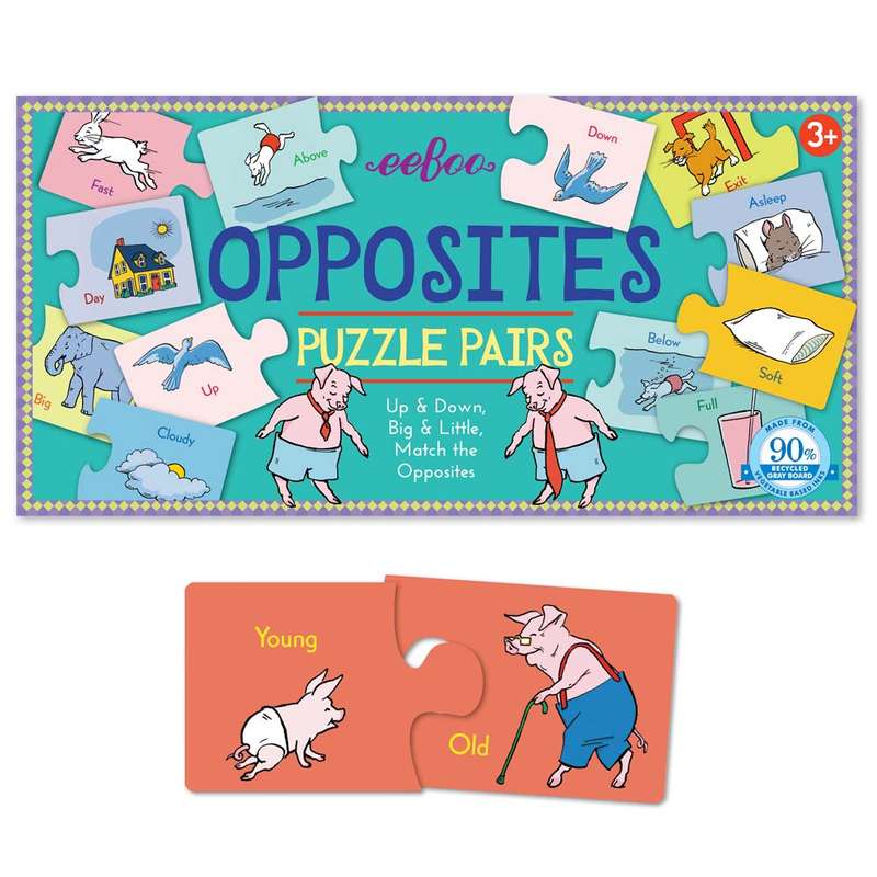 eeBoo - Opposites Puzzle Pairs
